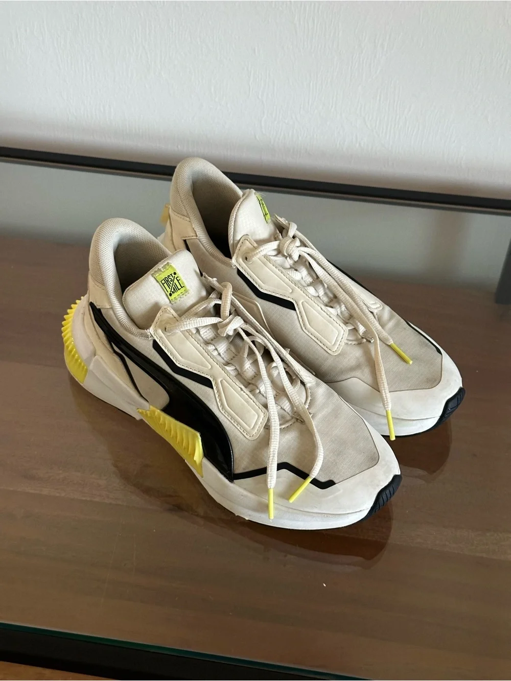 Puma First Mile x Women’s Provoke XT Eggnog Soft Fluo Yellow Training Size 7